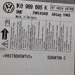 52040709C блок управління airbag (srs) Skoda Octavia Mk2 (1Z) 2009