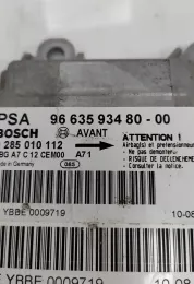 YBBE0009719 блок управління airbag (srs) Peugeot 207 2007