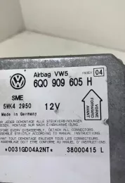 38000415 блок управління airbag (srs) Skoda Fabia Mk1 (6Y) 2000