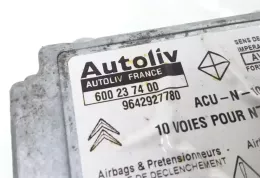 9642927780 блок управління airbag (srs) Citroen Xsara 2000