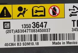 404364 блок управления AirBag (SRS) Opel Insignia A 2010