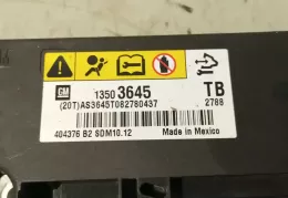 AS3645T082780437 блок управления AirBag (SRS) Opel Insignia A 2009