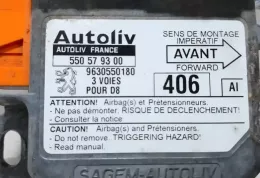 128571 блок управління airbag (srs) Peugeot 406 2000
