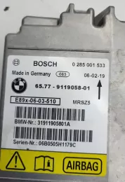 911905801 блок управления AirBag (SRS) BMW 1 E81 E87 2005