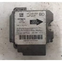 BDS0160754W блок управління airbag (srs) Opel Vectra B 2000