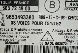 0028721 блок управління airbag (srs) Peugeot 307 2005