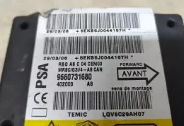 9660731680 блок управления AirBag (SRS) Citroen C3 2006