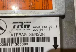 0025422018 блок управления AirBag (SRS) Mercedes-Benz ML W163 2003