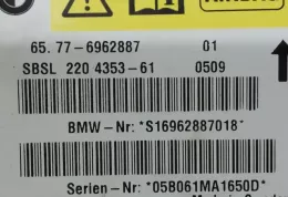 65776962887 блок управління airbag (srs) BMW 6 E63 E64 2006