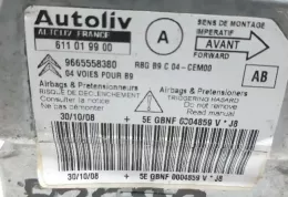 82599 блок управління airbag (srs) Citroen Berlingo 2008