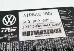 3C0909605L блок управління airbag (srs) Volkswagen PASSAT B6 2006