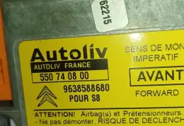 9631528780 блок управления AirBag (SRS) Citroen Saxo 2000