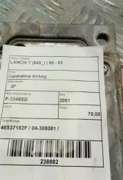 46537182F блок управління airbag (srs) Lancia Y 840 2001