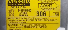 9633504080 блок управління airbag (srs) Peugeot 306 1994