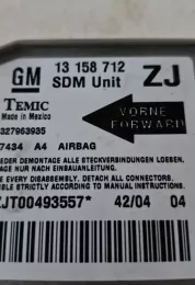ZJT00493557 блок управління airbag (srs) Opel Meriva A 2005