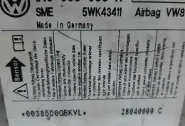80492 блок управления AirBag (SRS) Volkswagen Golf V 2003