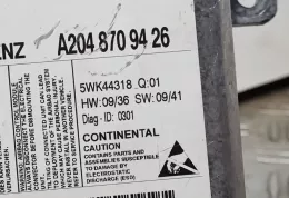 A2048709426 блок управління airbag (srs) Mercedes-Benz C W204 2010