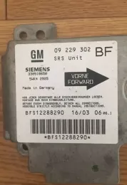 BFS12288290 блок управления AirBag (SRS) Opel Astra G 2002