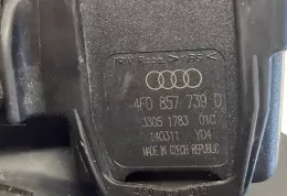 4F0857879 пряжка центрального ремня безопасности заднего сиденья Audi A6 S6 C6 4F 2005