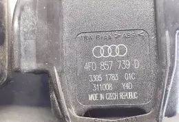 4F0857979 пряжка центрального ременя безпеки заднього сидіння Audi A6 S6 C6 4F 2006