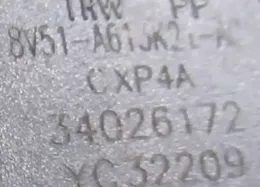 YC32209 пряжка центрального ременя безпеки заднього сидіння Ford Fiesta 2009