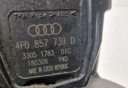 4FG0857739D пряжка центрального ремня безопасности заднего сиденья Audi A6 S6 C6 4F 2006