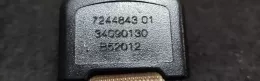 724484301 пряжка центрального ременя безпеки заднього сидіння BMW 5 F10 F11 2012