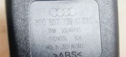 070907X пряжка центрального ременя безпеки заднього сидіння Audi A3 S3 A3 Sportback 8P 2007