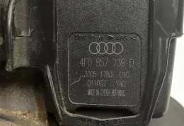 4F0857873 пряжка центрального ремня безопасности заднего сиденья Audi A6 S6 C6 4F 2010