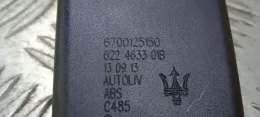 6700125150 пряжка центрального ременя безпеки заднього сидіння Maserati Quattroporte 2015