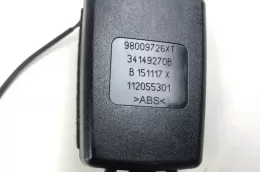 98009728XX пряжка переднего ремня безопасности Citroen C4 Cactus 2017