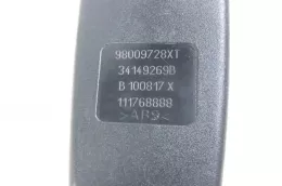 98009728XX пряжка переднего ремня безопасности Citroen C4 Cactus 2017
