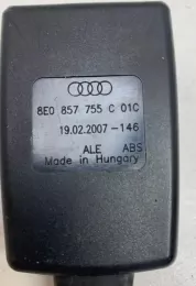 8E0857755 пряжка переднего ремня безопасности Audi A4 S4 B7 8E 8H 2007