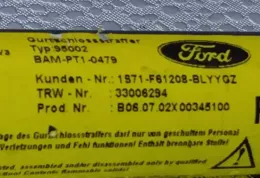 1S71F61208BGYYGZ пряжка переднего ремня безопасности Ford Mondeo Mk III 2002