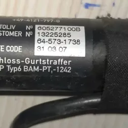93196571 пряжка переднього ременя безпеки Opel Corsa D 2006
