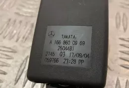 A1668600969 пряжка переднего ремня безопасности Mercedes-Benz GLS X166 2017