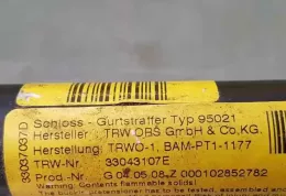 33043107E пряжка переднього ременя безпеки Ford Focus 2005