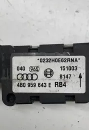 0232H0E62RNA датчик удара подушки безопасности Audi A6 S6 C5 4B