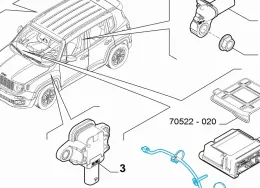 519999370 датчик удара подушки безопасности Jeep Renegade 2019