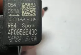 100422205 датчик удара подушки безопасности Audi A6 S6 C6 4F 2010