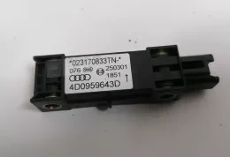 4D0959643D датчик удару подушки безпеки Audi A8 S8 D2 4D 2001