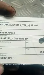 31980218TV датчик удару подушки безпеки Toyota Avensis Verso