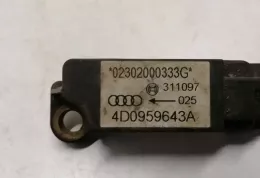 02302000333G датчик удару подушки безпеки Audi A8 S8 D2 4D 2000