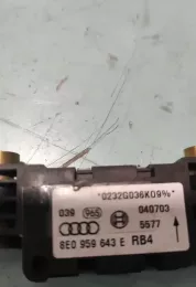 0232G036K09V6 датчик удару подушки безпеки Audi A4 S4 B6 8E 8H 2003