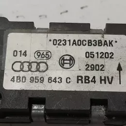 0231A0CB3BAK датчик удара подушки безопасности Audi A6 S6 C5 4B 2003