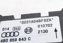 0231A04BFS2X датчик удара подушки безопасности Audi A6 S6 C5 4B 2003