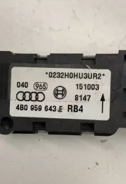 0232H0HU3UR2 датчик удара подушки безопасности Audi A6 S6 C5 4B