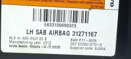 606832600B боковая подушка безопасности Volvo XC90 2010