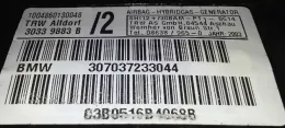 3070372330444 бокова подушка безпеки BMW 3 E46 2003
