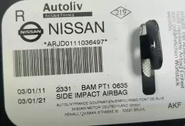 ARJD011036497 боковая подушка безопасности Nissan Qashqai 2011